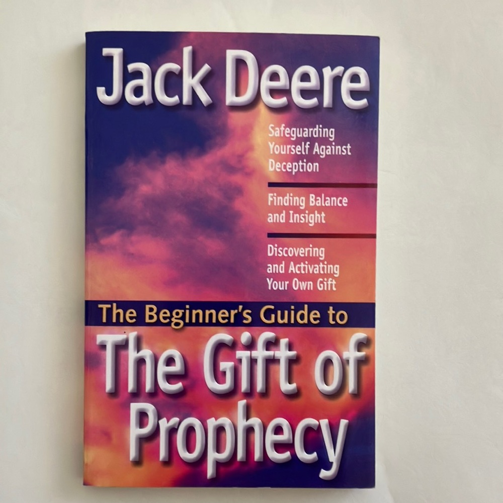 The Gift of Prophecy Jack Deere 2001 Spiritual Christian Bible Based Religious